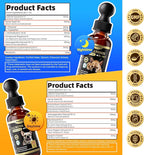 Hemp & Melatonin Calming Drops for Dogs – Day & Night Calming Treat for Anxiety Relief, Stress, Aggression, Separation, Relaxation & Sleep Aid, Bacon Flavor, 2 FL Oz