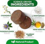 Hemp Calming Chews for Dogs - 170 Dog Calming Chews - Anxiety Relief Treats - Advanced Stress Relief, Separation Aid, Barking, Fireworks, Melatonin - Hip & Joint Supplement - Made in USA