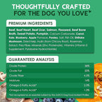 Farmland Traditions The Good List Air-Dried Dog Food, Premium Beef & Bone Broth for Dogs, Protein Rich & Grain-Free Nutrition, 2.2 Pound Bag