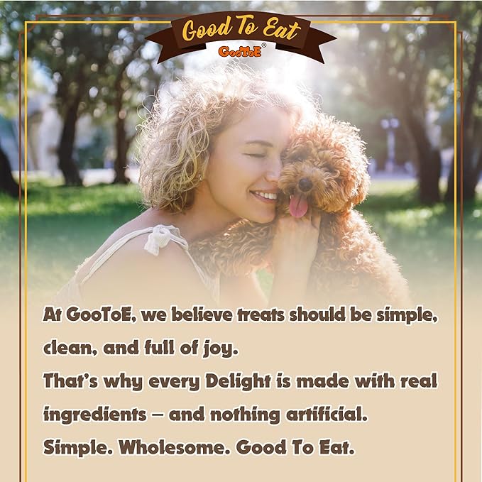 Gootoe Buffalo Dog Treats, Buffalo Bites Stick (Small) 8oz - Natural Low-Fat Chews for Training & Rewards, Limited Ingredient, Resealable Bag, Perfect for Small Dogs & Puppies