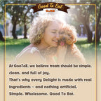 Gootoe Buffalo Dog Treats, Buffalo Bites Stick (Large) 8oz - Natural Low-Fat Chews for Training & Rewards, Limited Ingredient, Perfect for Medium Dogs, Resealable Bag