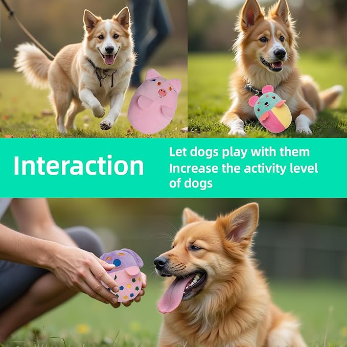 Puppy Dog Squeaky Toys (Dog Toys(20pack))