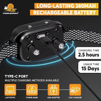 2025 Upgraded Intelligent Dog Bark Collar for Medium and Large Dogs - Beep, Vibration and Safe Static Shock, 7 Sensitivity Levels Adjustment - Effective Training to Stop Excessive Barking Fast