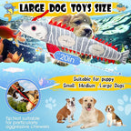 Interactive Dog Toys for Small,Medium and Large Breeds-Squeaky Tug Toy with Soft Fabric-Best Dog Boredom Toys to Keep Them Busy