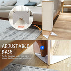 PETKARAY Couch Corner Cat Scratcher, 22" Corner Scratching Post Wall Scratcher, Sisal Furniture Protector for Sofa with Reversible Base, Small