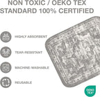 PUPIBOO Washable Pee Pads for Dogs and Cats - Super Absorbent Reusable Puppy Training Pads - 100% Waterproof, Leak-Proof & Non-Slip Whelping Pads for Pet Housebreaking