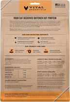 Vital Essentials Freeze-Dried Raw Pork Meal or Mixer Cat Food Crunchy Nibs, 12 oz