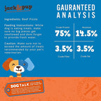 Jack&Pup 6-inch Bully Sticks for Dogs (40 Pack) Thick Pizzle Sticks | Long Lasting, Single Ingredient Chew Treat for Medium Dogs