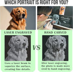 Personalized Engraved Pet Memorial Stone - Custom Granite Grave Marker for Dogs, Cats - Heartfelt Outdoor Garden Tombstone with Photo, In Loving Memory Keepsake Gift for Loss of Beloved Dog or Cat