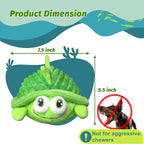 Interactive Moving Dog Toys – Plush Chew Toy with Bouncing Ball, Music & Recording | Rechargeable Self-Play Toys for Small, Medium & Large Dogs to Keep Them Engaged (Turtle)