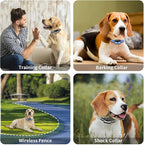 PaiPaitek Shock Collar Replacement Strap for Most of Training Collar, 3/4 Inch Dog Collar Replacement for Wireless Fence and Bark, Adjustable Waterproof TPU Collar Strap - 2 Pack