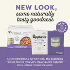 Applaws Natural Wet Kitten Food, Limited Ingredient, Grain-Free, Protein with No Artificial Additives,Variety Pack in Broth (24 x 2.47oz Cans)