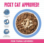 Weruva BFF Minced Natural Wet Cat Food, Tuna and Chicken Chuckles in Gelee, 5.5oz Can, Pack of 24