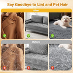 2Pcs Pet Hair Removal Gloves for Cats and Dogs. The Latest Reusable electrostatic pet Hair Removal Gloves.Pet Hair Removal Tool Suitable for Sofas, Bed Sheets, Clothing, and car Seats