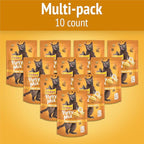 Purina Friskies Cat Treats, Party Mix Cheezy Craze Crunch - (Pack of 10) 2.1 oz. Pouches