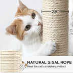 Yaheetech Cat Tree Cat Tower, 63in Multi-Level Kitten Tree w/Sisal-Covered Scratching Posts & Condo, Pet Furniture Activity Center for Kitty, Pink