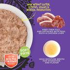 Tiki Cat After Dark Soft Pate Wet Cat Food, Duck & Chicken Liver Recipe, 5.5 oz. Can (8 Count)