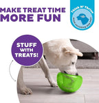 Outward Hound Large Snoop Interactive Treat Dispensing Dog Toy, Puzzle Ball Slow Feeder for Medium to Large Dogs, Mint-Scented for Mental Stimulation & Boredom Relief, BPA-Free, 5-Inch, Green