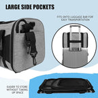 Carriers Soft-Sided Pet Carrier for Medium Large Cats Dogs 15lbs 20lbs,Ventilated Design,Portable Carry Handle,Collapsible Carrier for Kitten Puppy(X-Large,Grey&Black)