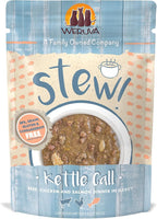 Weruva Classic Cat Stews!, Kettle Call with Beef, Chicken & Salmon in Gravy, 3oz Pouch (Pack of 12)