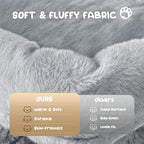 MoNiBloom Cat Tree, 70 Inch Cat Tree Tower with 2 Condo, Tall Cat Tower with Scratching Post, Cat Climbing Tower, Cat Tree for Indoor Cats, Light Grey