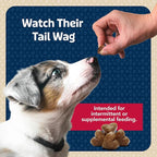 Blue Buffalo Bits Soft Dog Treats for Training, Made With Natural Ingredients & Enhanced with DHA, Beef Recipe, 19-oz Bag