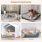 Pet Heating Pad for Cats Dogs, Electric Cat Heating Pad Indoor with Timer, 9 Level Temperature Dog Heating Pad Waterproof Heated Dog Pad Mat for Puppy Dog Cat (28.0x18.0 inch)