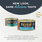 Reveal Natural Wet Kitten Food in Broth, Limited Ingredient Grain Free Canned Kitten Food, Protein with No Artificial Additives, Tuna Fillet in Broth (12 x 2.47 oz Cans)