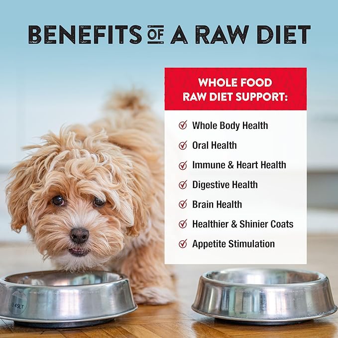 Northwest Naturals Freeze-Dried Beef Dog Food - Bite-Sized Pieces - Grain-Free, High-Protein, Raw Diet, Human-Grade, Limited Ingredients, All Natural, Nutrient-Dense, Healthy & Nutritious - 12 Oz