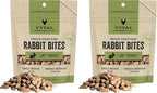 Vital Essentials Freeze Dried Raw Cat Treats, Rabbit Bites, 0.9 oz (Pack of 2)