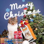 Cat Dog Bed for Pets, Rectangle Pet Bed Gift for Puppy and Kitten, Machine Washable Calming Fluffy Pet Couch Sofa for Indoor Outdoor, Portable Soft Cat Bed with Non-Slip Bottom (Small, Blue)