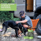 Portable Dog Travel Water Bottle - 77oz Large Travel Water Bowl for Dogs Camping Hiking Beach Traveling Essentials,Big Pet Bottles Bowl Water Dispenser for On The Go Park Car Walking Accessories