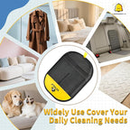 2Pcs Pet Hair Removal Glove for Dogs & Cats, Newly Upgraded Reusable Electrostatic Pet Hair Gloves, Pet Hair Remover Tool for Clothing, Couch, Carpet, Car Seat