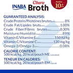 INABA Churu Broth for Cats Senior 10+, Side Dish Pouch, 1.4 Ounces per Pouch, 12 Pouches Total, Chicken & Tuna Recipe