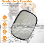 2 Pcs Pet Hair Removal Glove for Cats & Dogs,Newly Upgraded Pet Hair Gloves Electrostatic Pet Hair Remover Gloves,Reusable Pet Hair Remover Tool For Couch Clothes Carpet Car Seat,9.45 *7.1 in