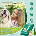 40PCS Pet Cleaning and Deodorizing Grooming Glove Wipes for Dogs and Cats, Extra Thick Nourish Fur No-Rinse Grooming Wipes for Daily Care and Travel, Hypoallergenic