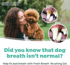 TropiClean Fresh Breath Toothbrush and Toothpaste Kit for Puppies, Teeth Cleaning Kit to Prevent Plaque & Tartar, Breath Freshener, Dog Dental Care