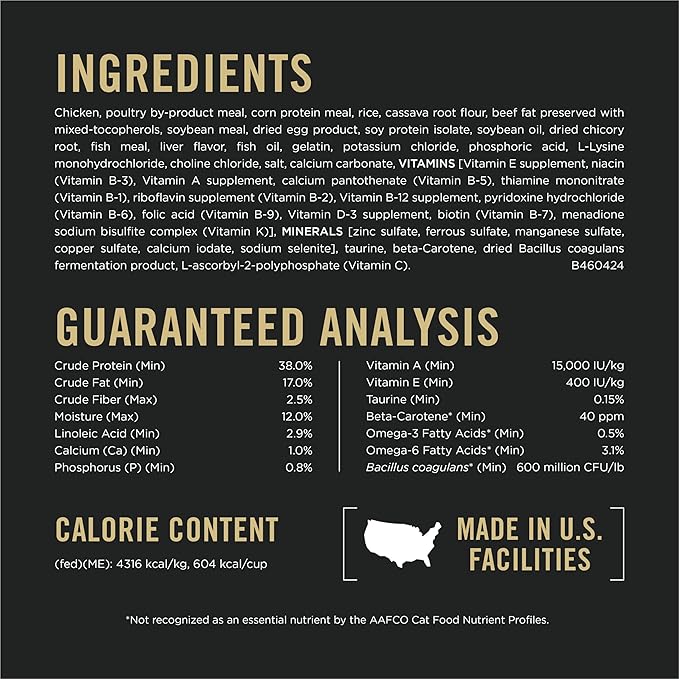 Purina Pro Plan LiveClear Senior Cat Food 7+ Cat Allergen Reducer Prime Plus Chicken and Rice Formula - 3.2 lb. Bag