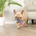 Huxley & Kent Tiny Tuff | Red, White, & Booze | Extra Tough Dog Toy for Small Dogs | 2-Pack Funny Dog Toy | Features Squeaker, Crinkle | Machine Washable