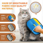 Reusable Pet Hair Remover Gloves – Electrostatic Lint & Fur Removal, Machine Washable Cleaning Gloves for Furniture, Clothes & Car (Blue)