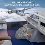 Petsfit Expandable Cat Carrier Dog Carriers,Airline Approved Soft-Sided Portable Pet Travel Washable Carrier for Kittens,Puppies,Removable Soft Plush mat and Pockets,Locking Safety Zippers