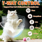 Flea and Tick Prevention for Cats, 500 Crunchy & Creamy Chews, Cat Flea Chewables with Natural Oral Flea Treatment Supplement Cats, Skin & Coat Support - All Breeds & Ages - Chicken and Krill Flavor