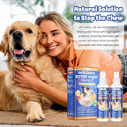 2PCS Bitter Apple Spray for Dogs to Stop Chewing, No Chew Spray for Dogs & Cats Protect Furniture Shoes Belongings, Dog Deterrent Training Aids Spray Natural No Alcohol & Trace