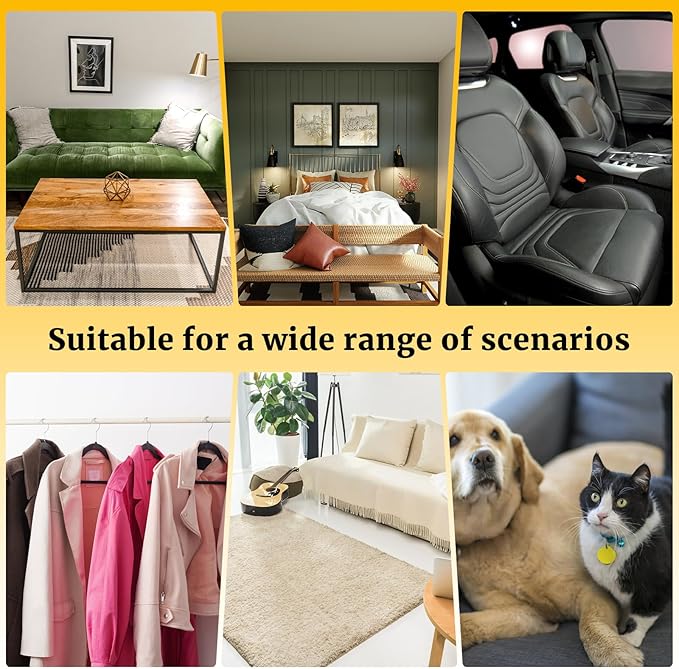 3Pack Upgraded Pet Hair Removal Glove for Dogs & Cats, Reusable Electrostatic Pet Hair Remover Glove for Couch, Furniture, Carpet & Car Seat, Best Grooming Gloves for Pets Hair Removal & Massage