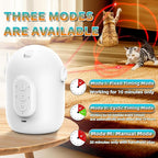 Laser Cat Toys for Indoor Cats, [2025 Newly Upgraded] Automatic Laser Pointer Interactive Toys for Bored Indoor Adult Cats/Kittenes, Real Trajectory Motion Activated Cat Laser Toy Rechargeable