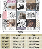Funnylife Cat Memorial Blanket - Personalized Cat Loss Keepsake, 30" x 40"