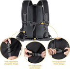 WOYYHO Pet Dog Carrier Backpack Small Dog Front Backpack Ventilated Dog Carrier Back Pack with Storage Pockets, Adjustable Straps & Safety Belt for Travel Hiking Outdoor (Size M: 5-9 lbs, Rose)