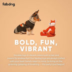 fabdog Floppies Plush Dog Toy - Cute & Durable Squeaky Dog Toys - Best Squeak Toy for Puppies and All Breeds | Ideal Pet Gift| Small Fox