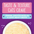 Stella & Chewy's Carnivore Cravings Purrfect Paté - Premium Grain-Free Wet Cat Food - Chicken & Salmon Recipe - High Protein with Bone Broth - Perfect for Picky Eaters - 5.2oz Cans (24 Pack)