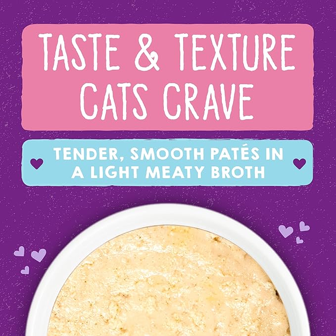 Stella & Chewy's Carnivore Cravings Purrfect Paté - Premium Grain-Free Wet Cat Food - Chicken & Salmon Recipe - High Protein with Bone Broth - Perfect for Picky Eaters - 5.2oz Cans (24 Pack)
